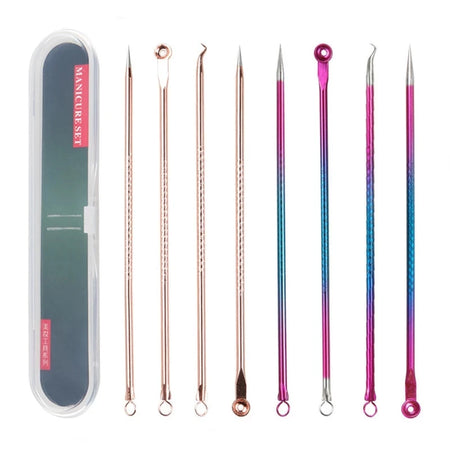 4PCS Acne &amp; Blackhead Remover Needle Hook | Skin Care Tool