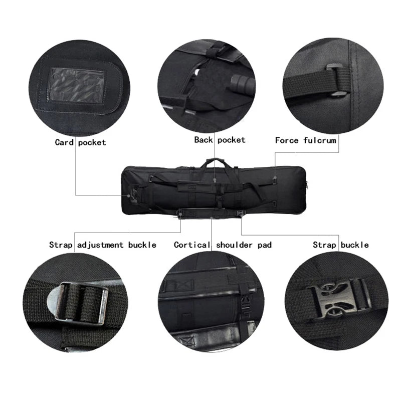 81cm 94cm 118cm Tactical Rifle Case &ndash; Nylon Gun Carry Case