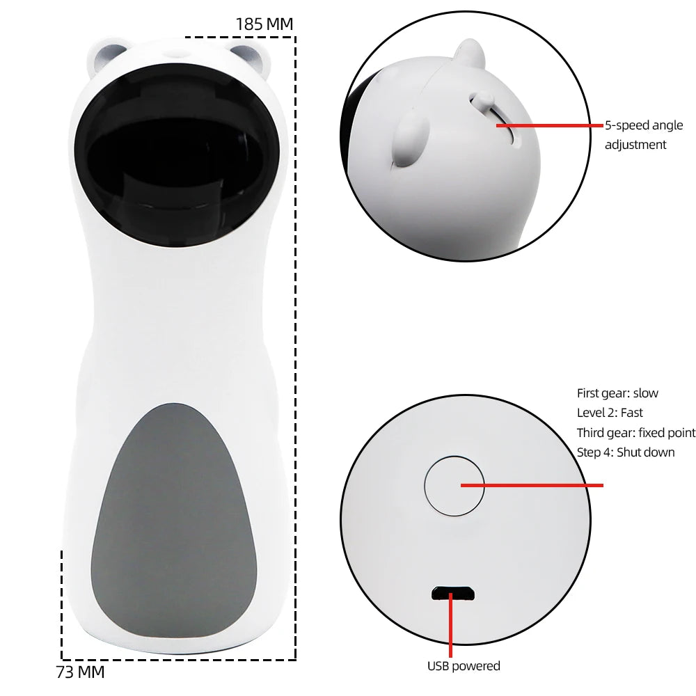 Multi-Angle Cat LED Laser Toy &ndash; Auto Rotating Laser Fun