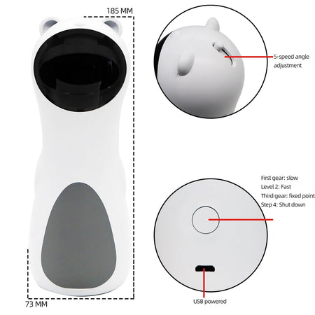 Multi-Angle Cat LED Laser Toy &ndash; Auto Rotating Laser Fun