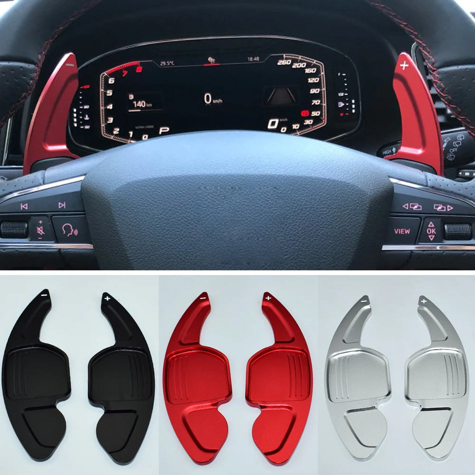 Palancas de Cambio de Volante de Aluminio para Audi A3 A4 Q5 Q7