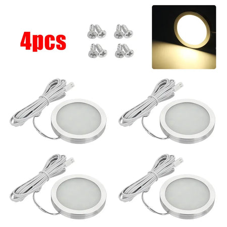 4PCS LED Spot Lights for Boats, Campers &amp; Trailers - 12V Interior Lighting