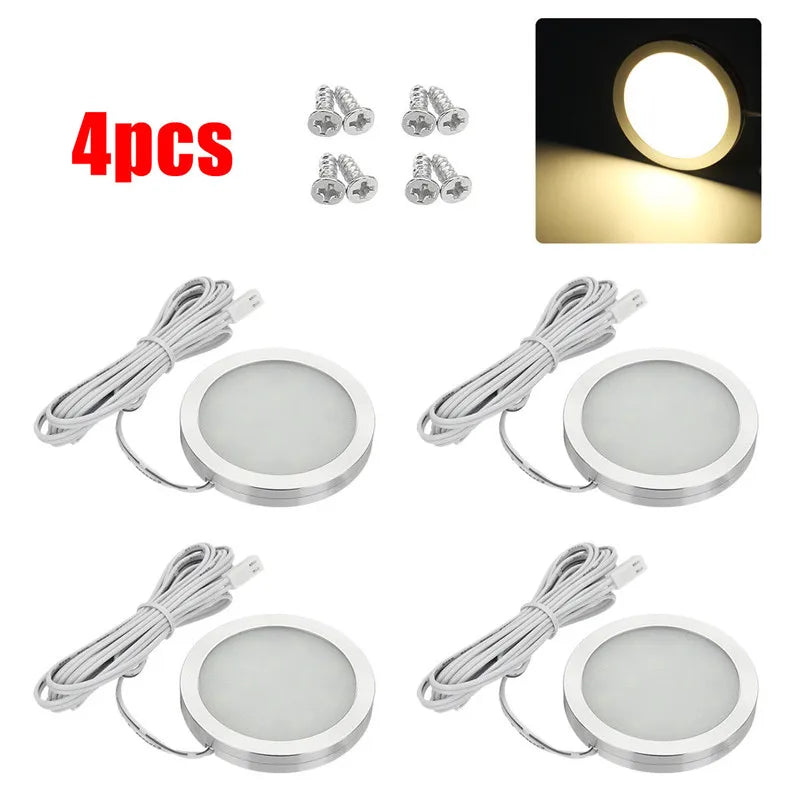 4PCS LED Spot Lights for Boats, Campers &amp; Trailers - 12V Interior Lighting