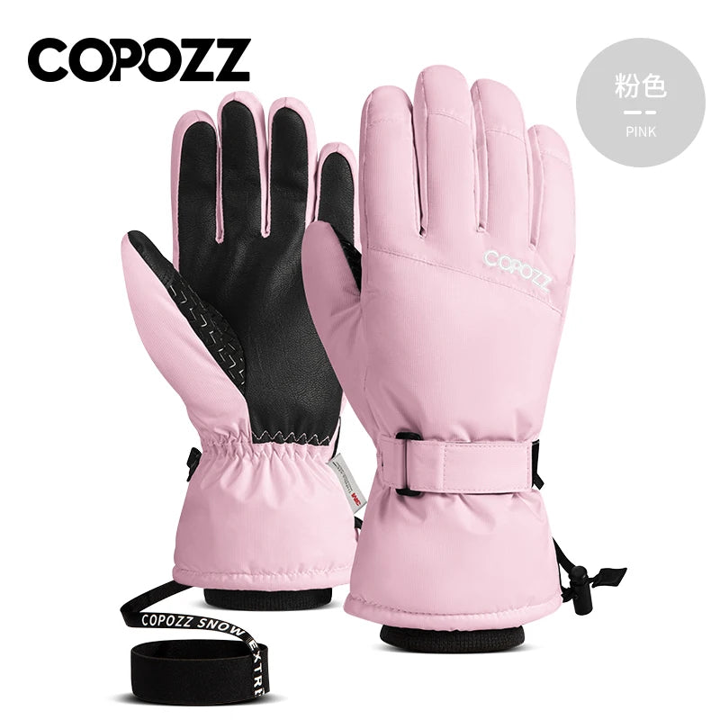 Copozz 20602 Ski Gloves &ndash; Ultralight Waterproof Warmth pink / XXL