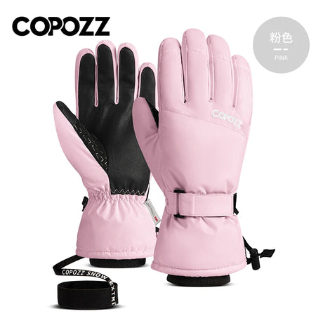Copozz 20602 Ski Gloves &ndash; Ultralight Waterproof Warmth pink / XXL