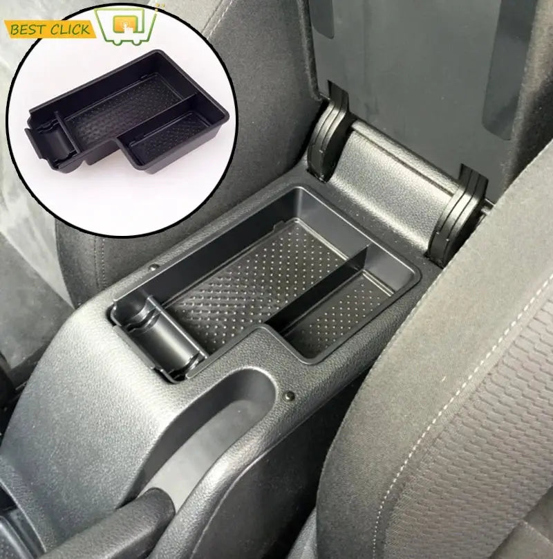 For Volkswagen VW Golf MK6 / Scirocco / Jetta MK5 Armrest Storage Box Center Console Organizer Glove Tray Phone Holder Case Bin by InterCyprus Trading Ltd