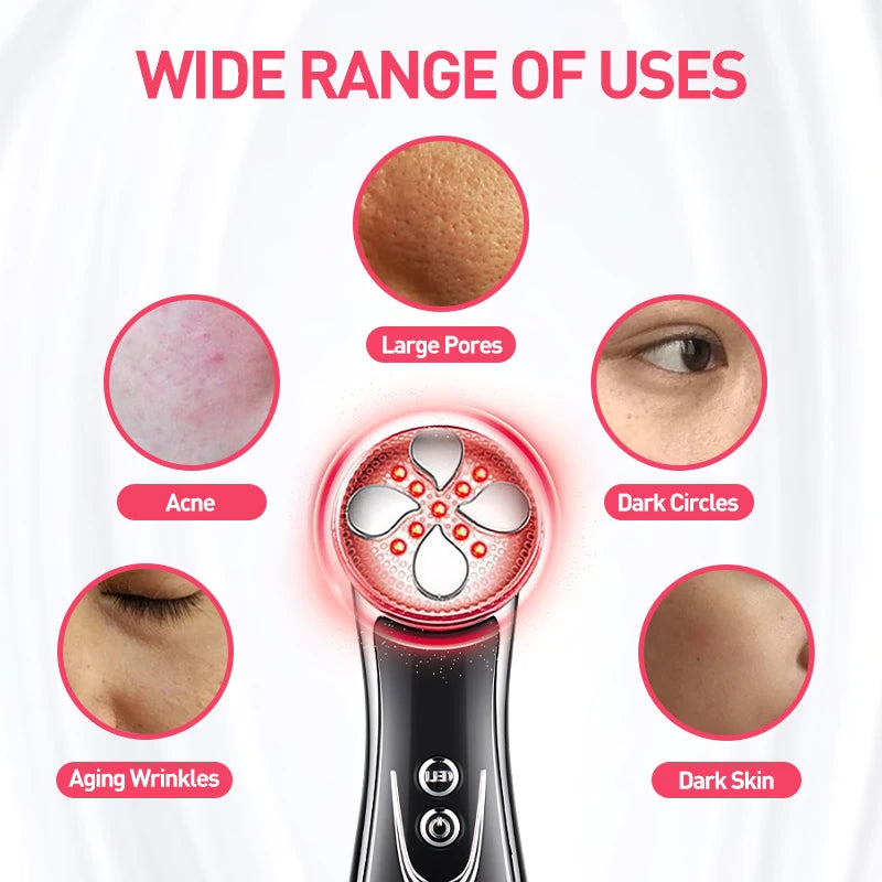 Led Photon Frekvens Ansiktsbehandling Enhet För Fuktgivande