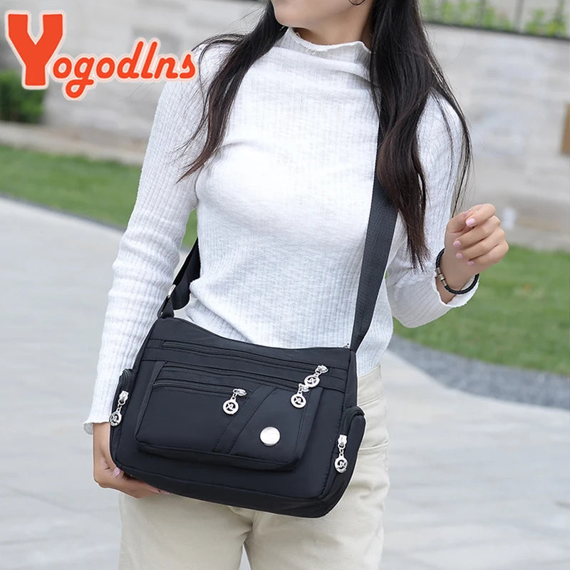 Yogodlns Waterproof Large Capacity Crossbody Bag for Women