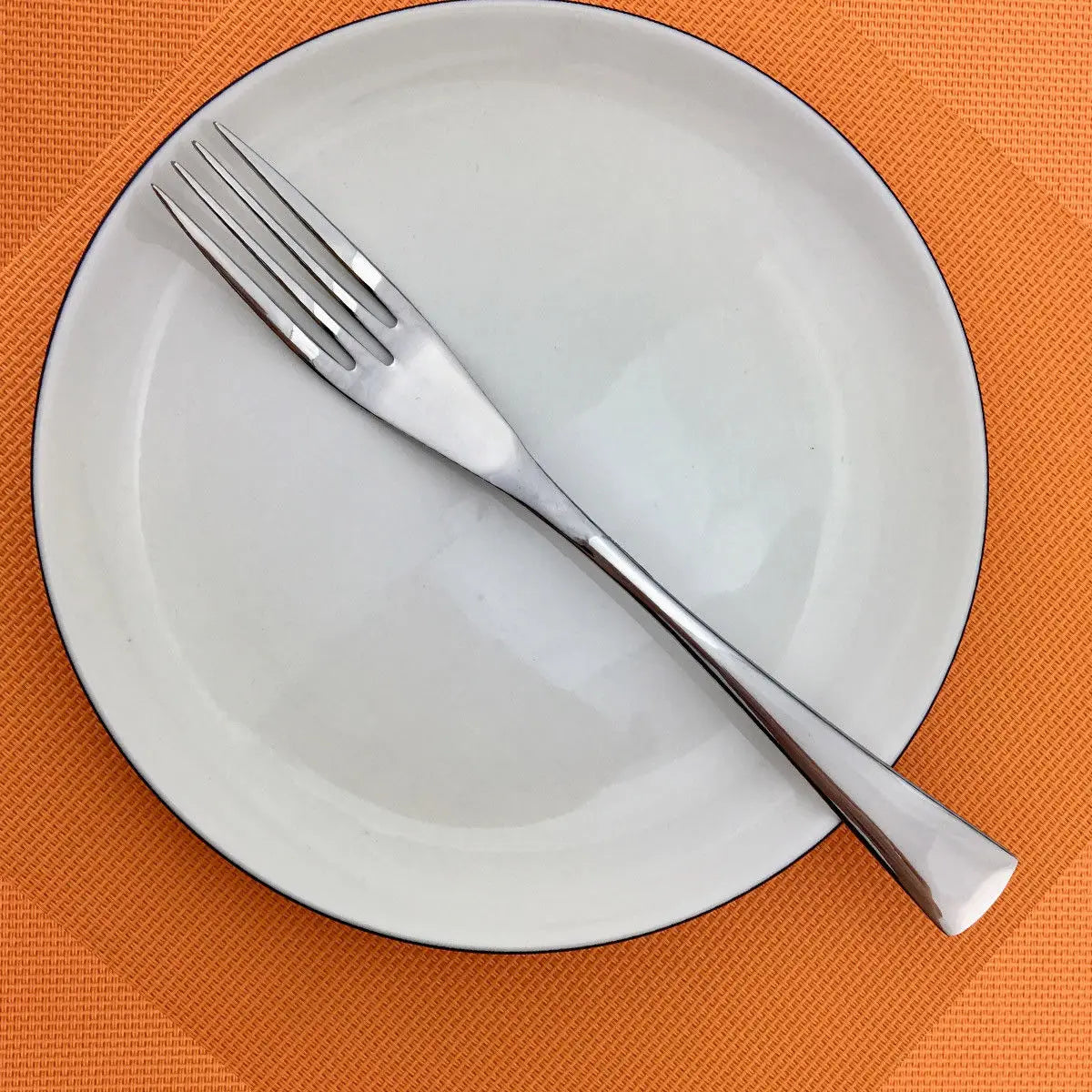 KNGZI 6Pcs Stainless Steel Flatware Set &ndash; Durable Mirror Finish 6Pcs Dinner Fork