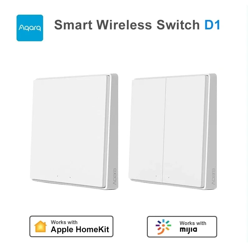 Aqara D1 Smart Zidni Prekidač s Zigbee i Homekit Podrškom