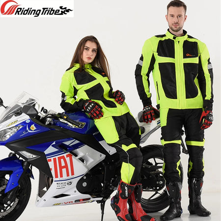 JK-21 &ndash; High Visibility Breathable Summer Motorcycle Jacket