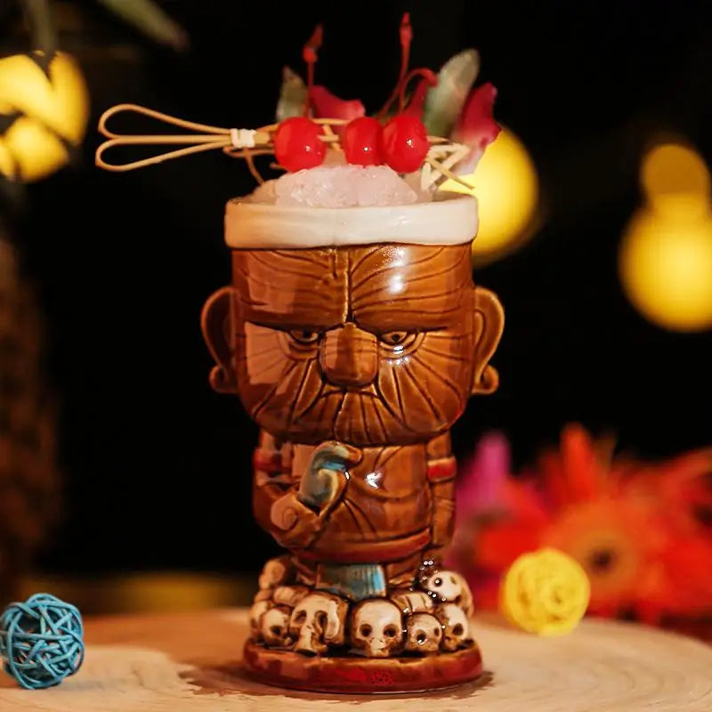 Hawaii Tiki Mug Ceramic - Eco Friendly Cocktail Cup
