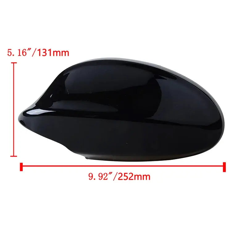 Rearview Mirror Cover Glossy Black for BMW 3 Series E90 E91 E92 E93 Pre-Facelift by InterCyprus Trading Ltd