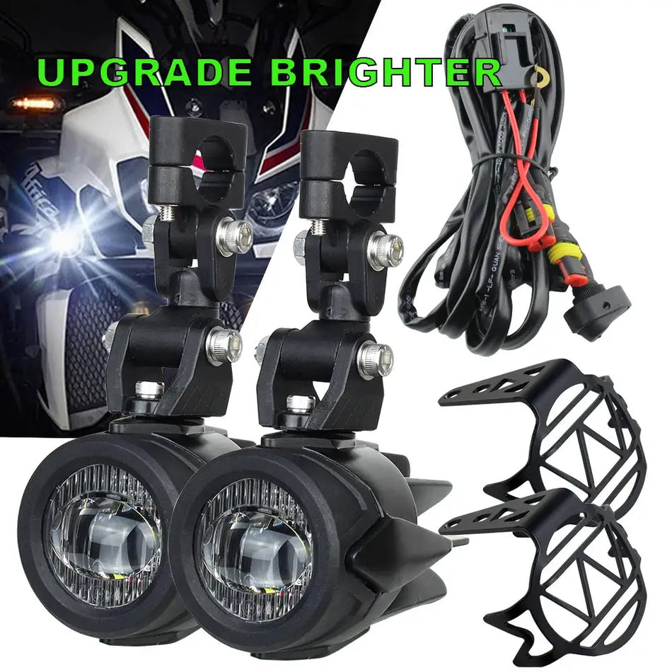 Upgrade Motorcycle fog light Auxiliary Lights Brighter Lamp 40W 6000K for BMW R1200GS F800GS F700GS F650 K1600 by InterCyprus Trading Ltd