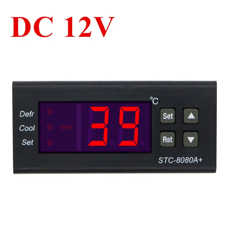 STC-8080A Temperature Controller &ndash; Precision Temperature Monitoring DC 12V
