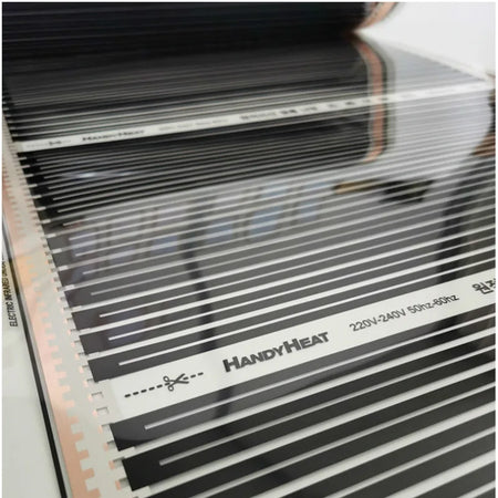 Eco-Friendly 220W Infrared Underfloor Heating Carbon Film Mat - 50cm Width