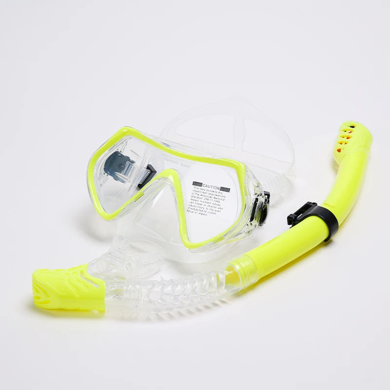 Professional Silicone Skirt Scuba Diving Mask &amp; Snorkeling Suit for Adults 1526198yellow tp / CHINA