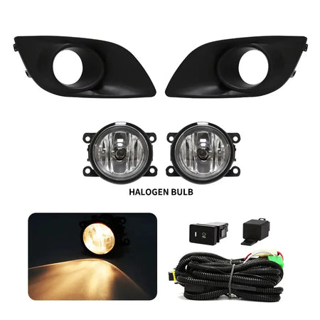 For Suzuki Swift 2011 2012 2013 2014 2015 2016 2017 Car LED Fog Light Day Time Running DRL Wires Harness Switch Waterproof by InterCyprus Trading Ltd