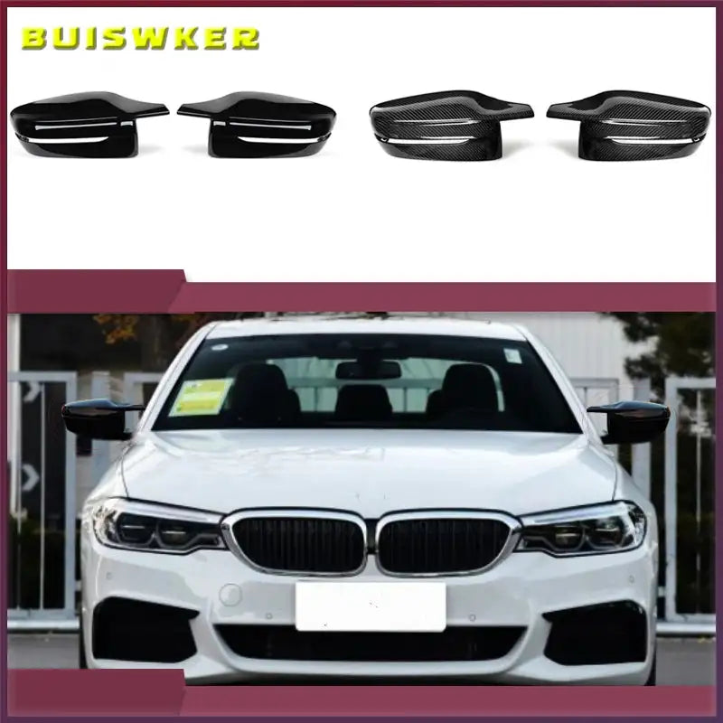 Bright Black Side Wing Mirror Covers For BMW G30 G38 M4