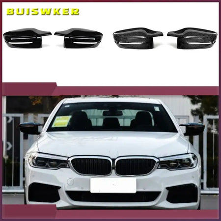 Bright Black Side Wing Mirror Covers For BMW G30 G38 M4
