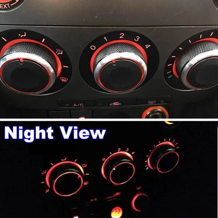 3PCS FOR MAZDA3 MAZDA 3 M3 2003 2004 2005 2006 2007 2008 SWITCH KNOB KNOBS HEAT HEATER CONTROL BUTTONS DIALS A/C AIR CON COVER by InterCyprus Trading Ltd