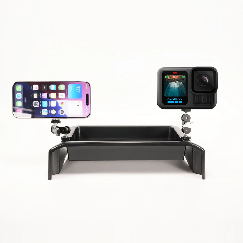 Auton säilytyslaatikko kaksoispuhelintelineillä Nissan Rogue T33