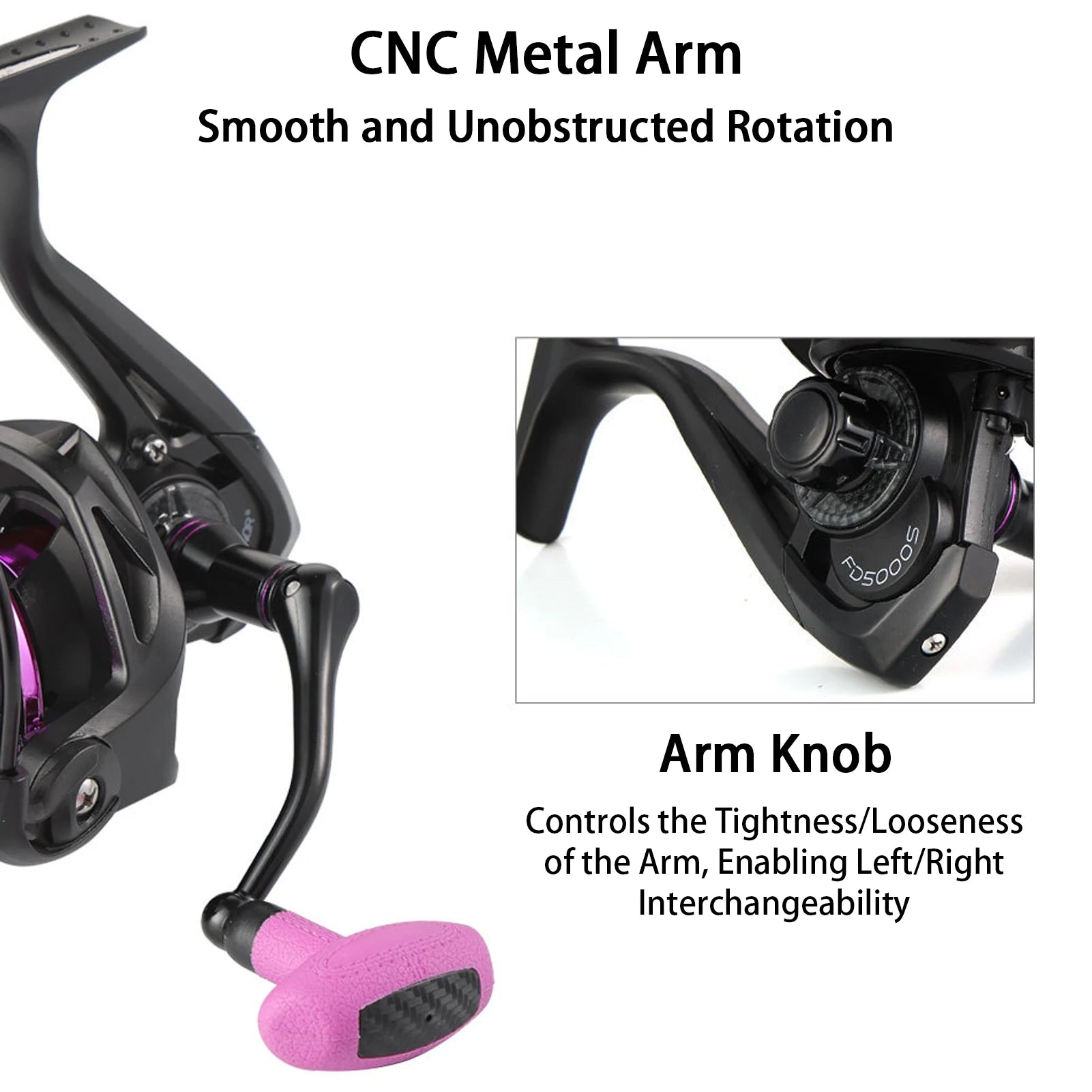 Saltwater Rotating Reel - Heavy Duty Metal Construction