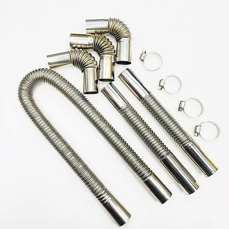 Webasto Båtvärmare Avgasslangans Anslutning 24mm Böjrör med Klämma