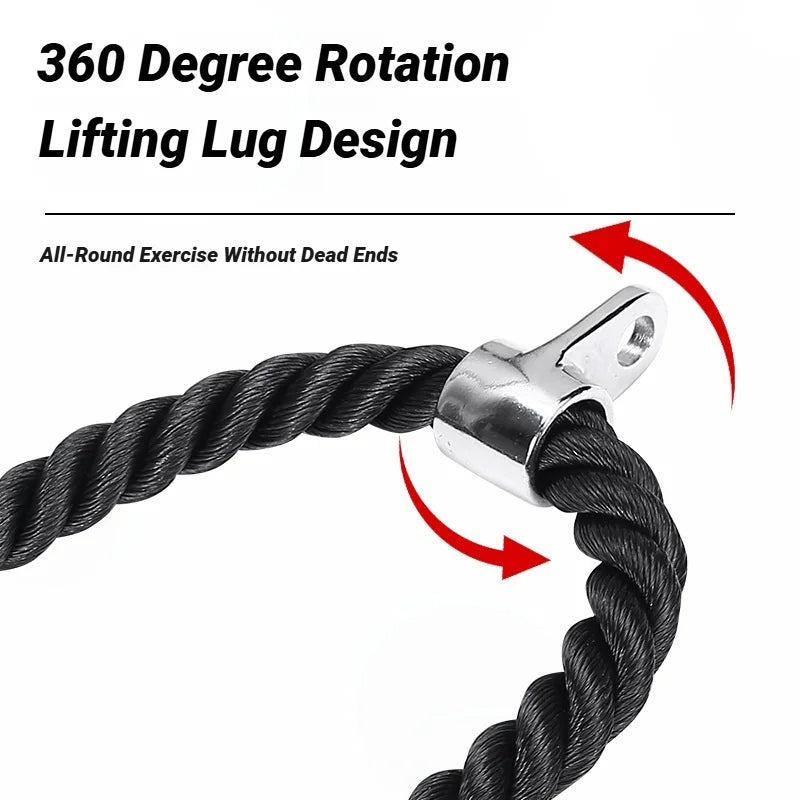 Biceps Training Gantry Frame | Double Head Pull Rope | Gym Accessories