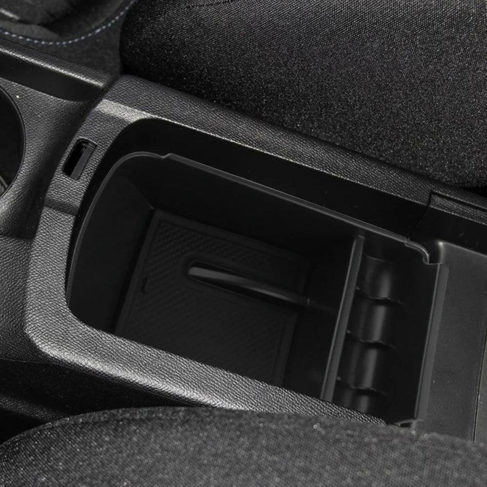 Porankio laikymo dėžutė Peugeot 308 ABS plastikas su guminėmis atlošais patvarus interjero organizatorius