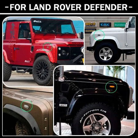 1 Pair For Land Rover Discovery 2 1999-2004 Defender Freelander 1 1997-2005 Dynamic Flowing Water LED Side Marker Light by InterCyprus Trading Ltd