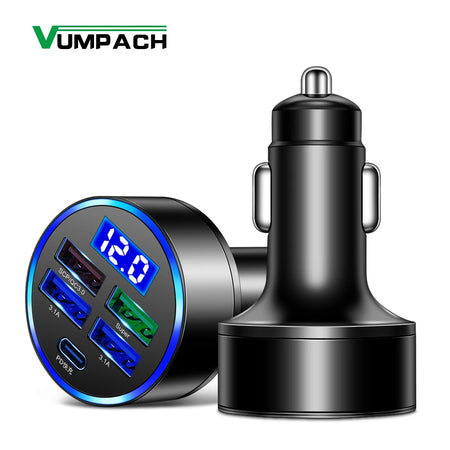 250W 5-Port Fast Charge Car Charger