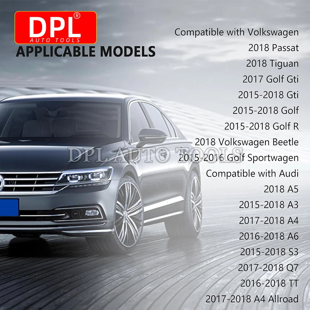 Volkswagen &amp; Audi Oil Drain Plug Kit: 3 Pack with Removal Tool for 1.8L &amp; 2.0L Engines