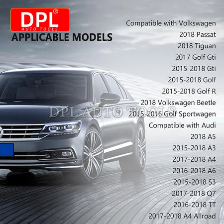 Volkswagen &amp; Audi Oil Drain Plug Kit: 3 Pack with Removal Tool for 1.8L &amp; 2.0L Engines