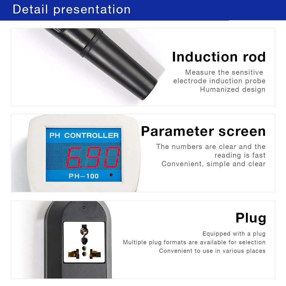 0-14pH Online PH Controller &ndash; Digital Display Water Monitor