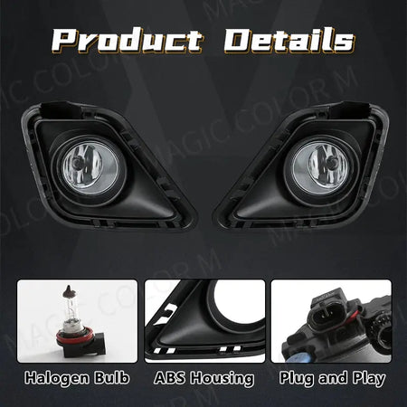 Led Fog Lamp For Toyota Ractis 2010 2011 2012 2013 2014 Auto Bumper Front Light Head Lamp Replacement Cover Car Accessories 12V by InterCyprus Trading Ltd