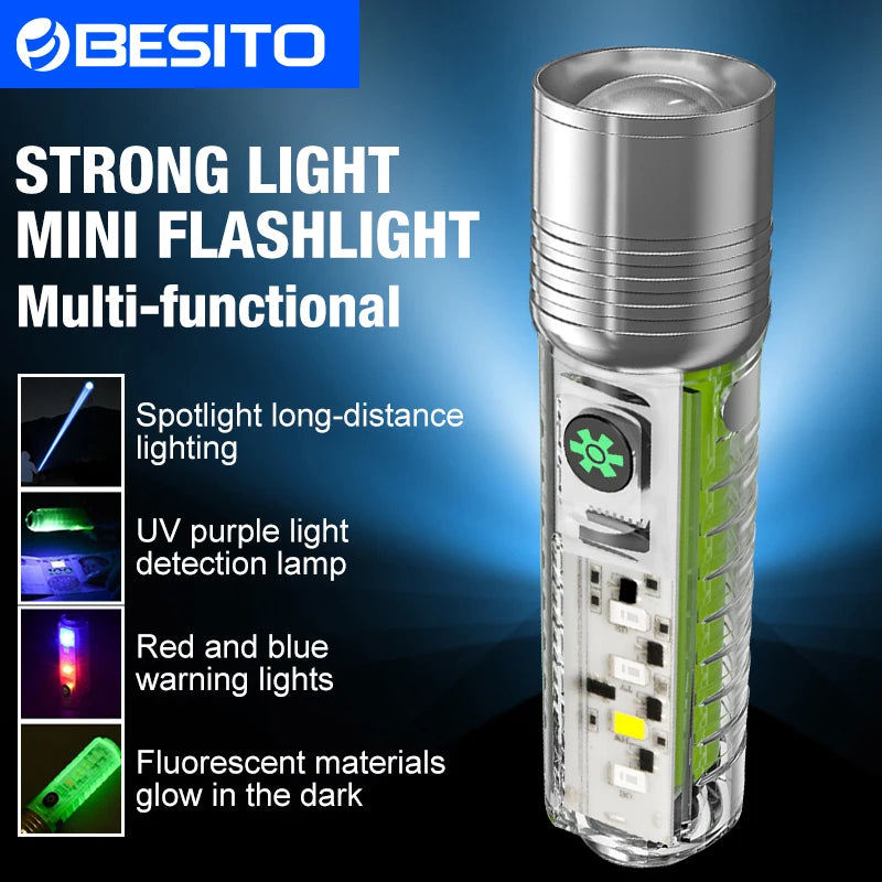 Mini Keychain Flashlight Type C &ndash; Fast Type C Charging