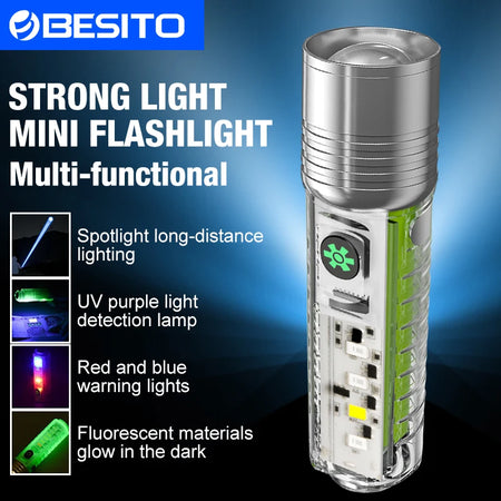 Mini Keychain Flashlight Type C &ndash; Fast Type C Charging