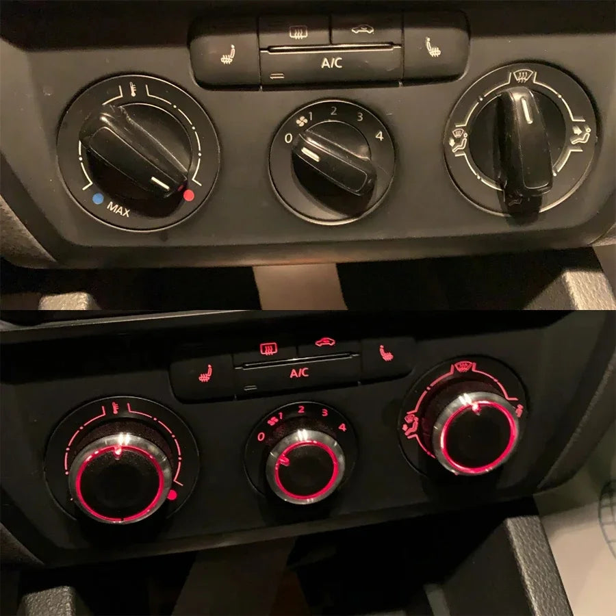 Διακόπτης Ρυθμιστή Κλιματισμού VW Jetta MK5, Αλουμινένιο Κράμα και Πλαστικό