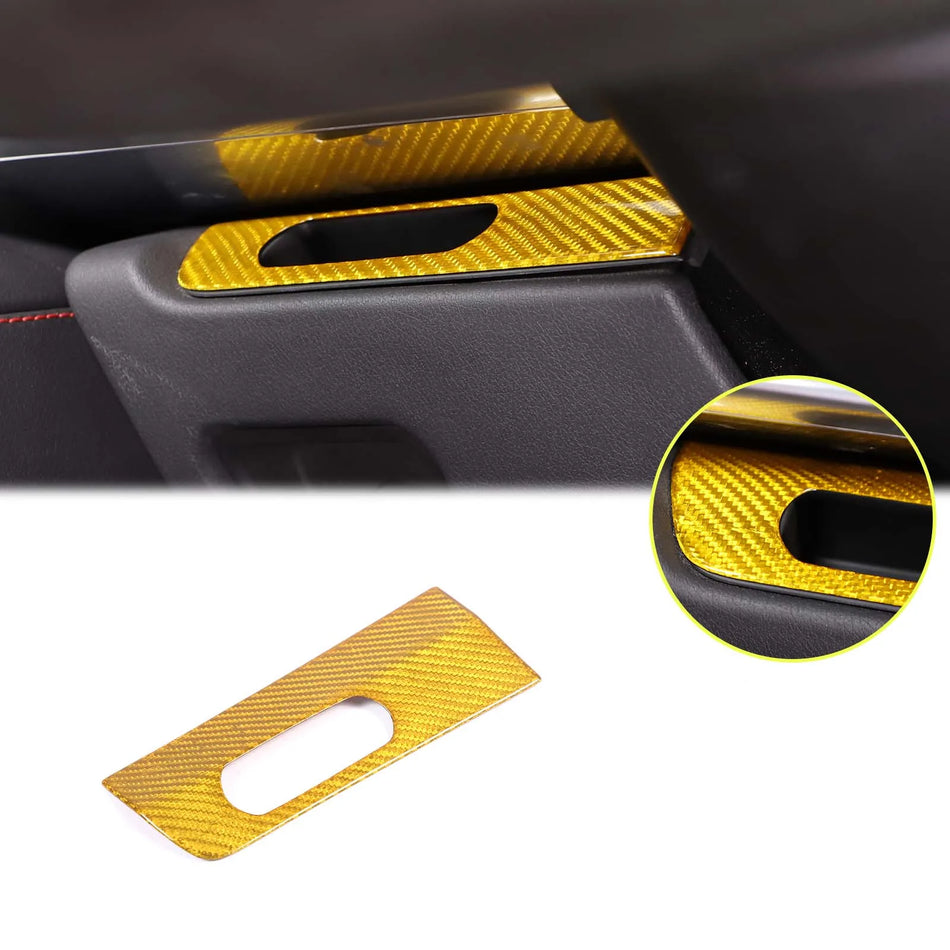 Cornice per display Head Up in fibra di carbonio per Corvette C8 2020 2024