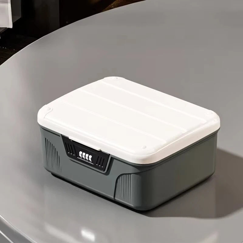 Four Digit Password Lock Safe Box &ndash; Privacy Jewelry Safety dark grey S