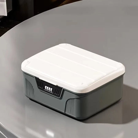 Four Digit Password Lock Safe Box &ndash; Privacy Jewelry Safety dark grey S