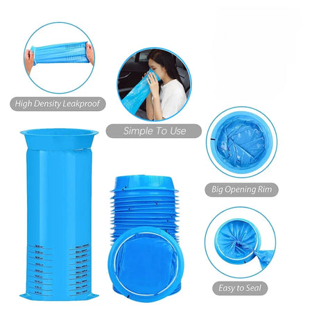 5-50Pcs 1000ML Portable Disposable Vomit Bag &ndash; Travel Use