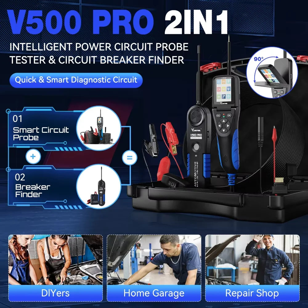 VDIAGTOOL V500Pro &ndash; All In One Car Electrical Tester Kit