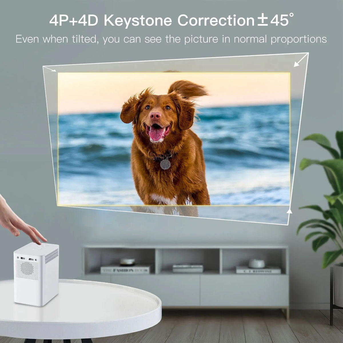 HONGTOP S30MAX &ndash; 1080P Android Projector With WiFi