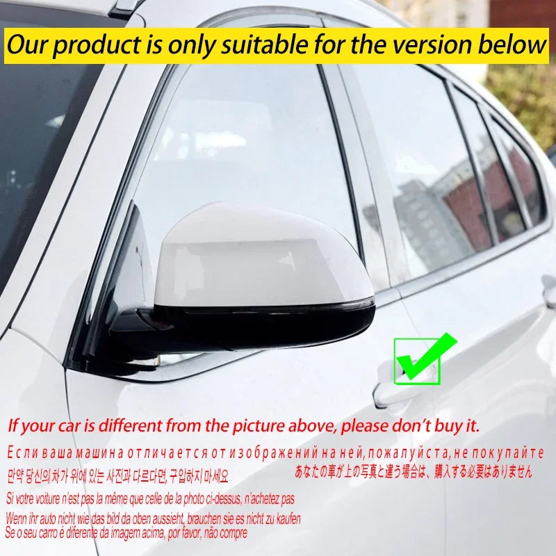 Cubierta de Espejo de Fibra de Carbono para BMW X3 X4 X5 X6 F25 F26 F15 F16