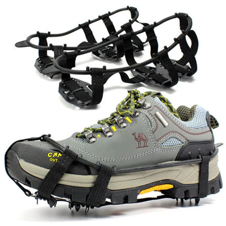 24-Tooth Non-Slip Crampons for Winter Climbing &amp; Outdoor Activities