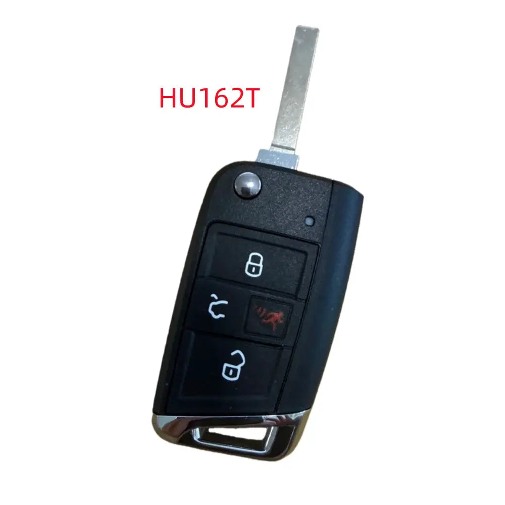 4 Buttons Flip Folding Car Key Shell For VW Volkswagen Seat Ibiza Skoda Superb Golf Mk7 Passat B8 Tiguan Remote Key Case HU66 by InterCyprus Trading Ltd