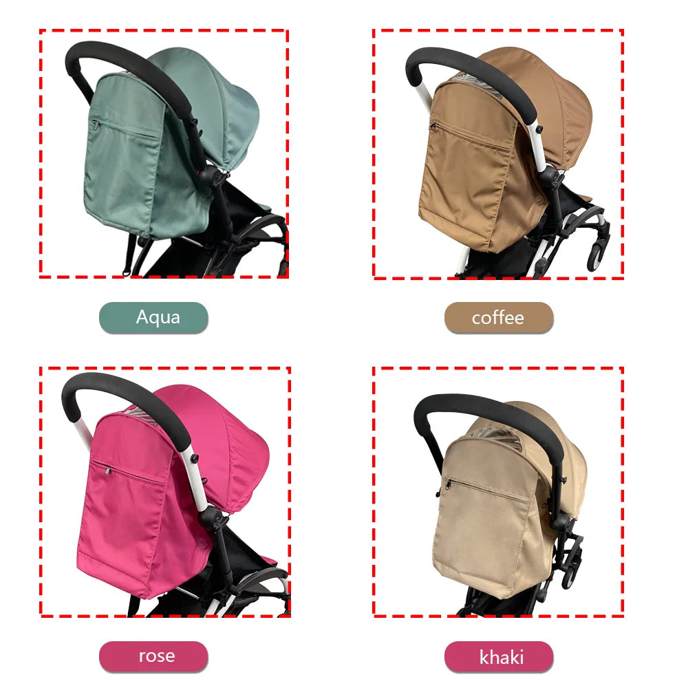 3-Piece Stroller Accessory Set: Canopy Cover &amp; Cushion for Babyyoya