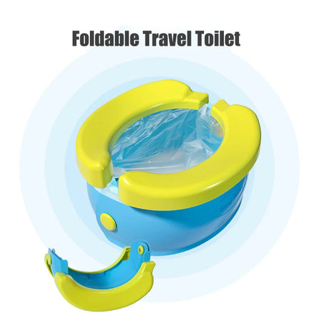 Foldable Travel Baby Potty Training Seat - Portable, Easy to Clean, Unisex
